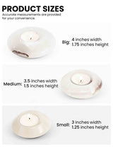 Contour Tealight Candle Holder - Set of 3