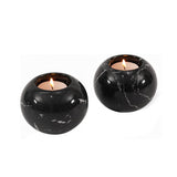 Tealight Candle Holder - Set of 2 (Black)