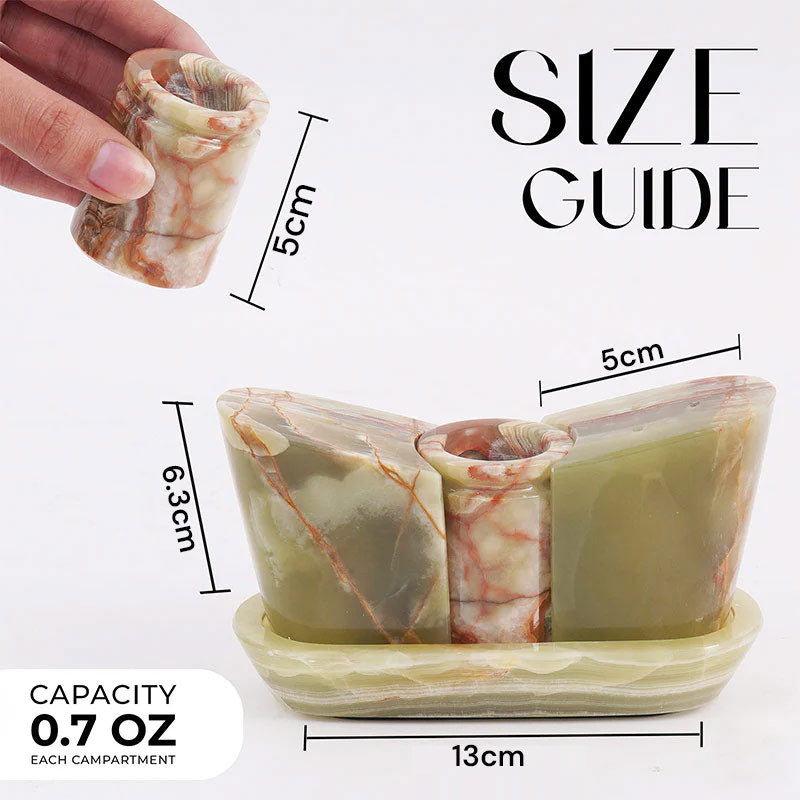 Salt and Pepper with Tray