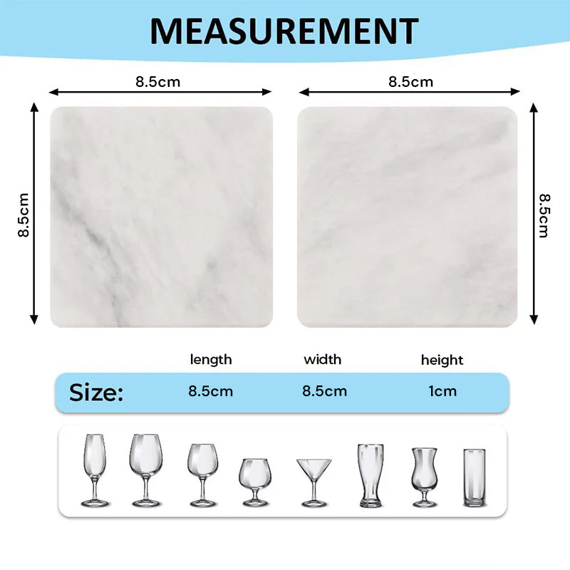 Square Coasters - Set of 6