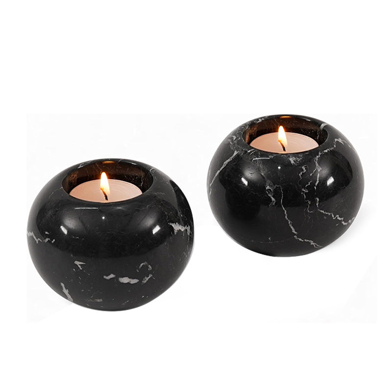 Tealight Candle Holder - Set of 2 (Black)