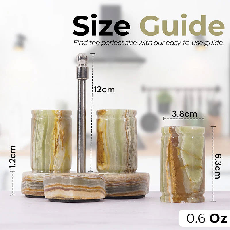 Salt and Pepper with tray