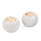 Tealight Candle Holder - Set of 2 (White)