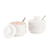 Salt Candy set of 2 with small spoons