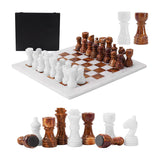 30cm Chess Set With Storage Box- White and Red