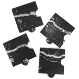 Puzzle Coaster Plates - Set of 4