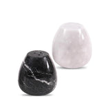 Salt and Pepper Egg Shape Set of 2