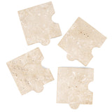 Puzzle Coaster Plates - Set of 4