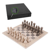 38cm Chess Set With Standard Storage Box - Verona and Oceanic