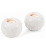 Tealight Candle Holder - Set of 2 (White)