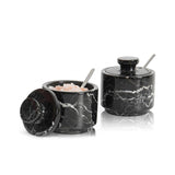 Salt Candy set of 2 with small spoons