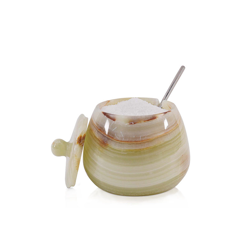 Salt Cellar with Spoon Bell Design Big