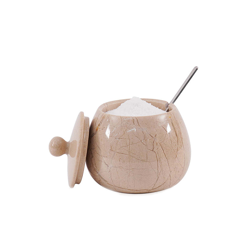 Salt Cellar with Spoon Bell Design Big