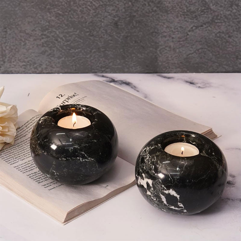 Tealight Candle Holder - Set of 2 (Black)
