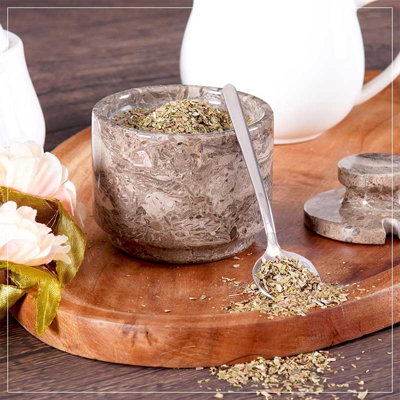 Salt Cellar with Spoon