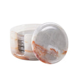 Marble Coaster Set with Holder