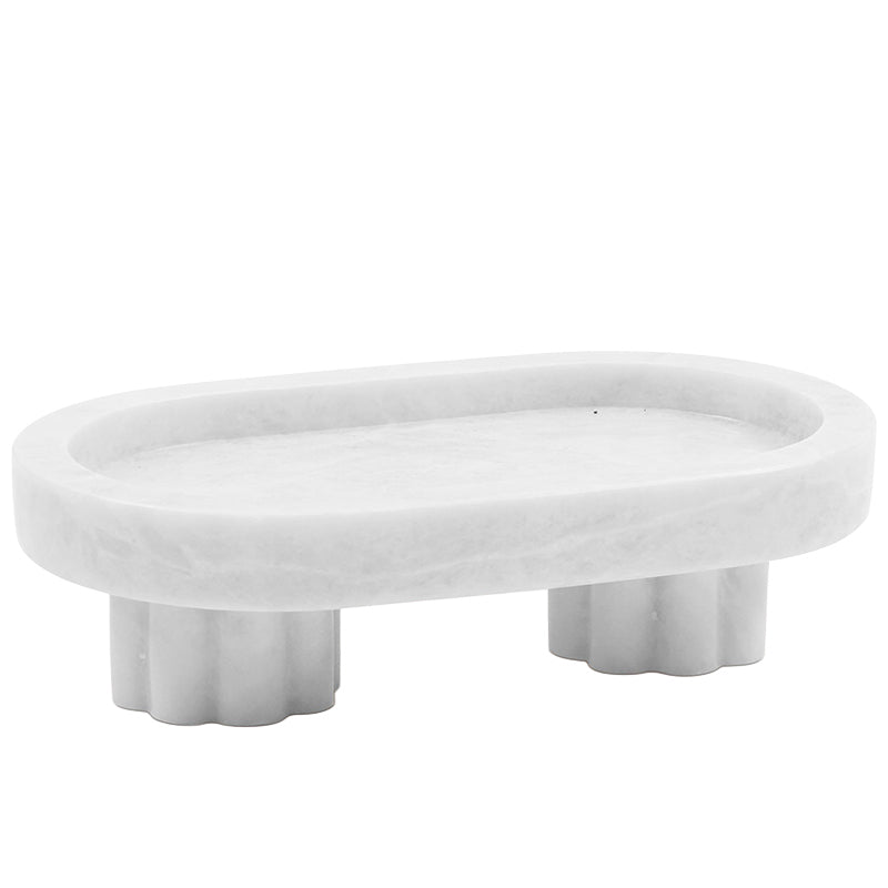 Pedestal Oval Tray