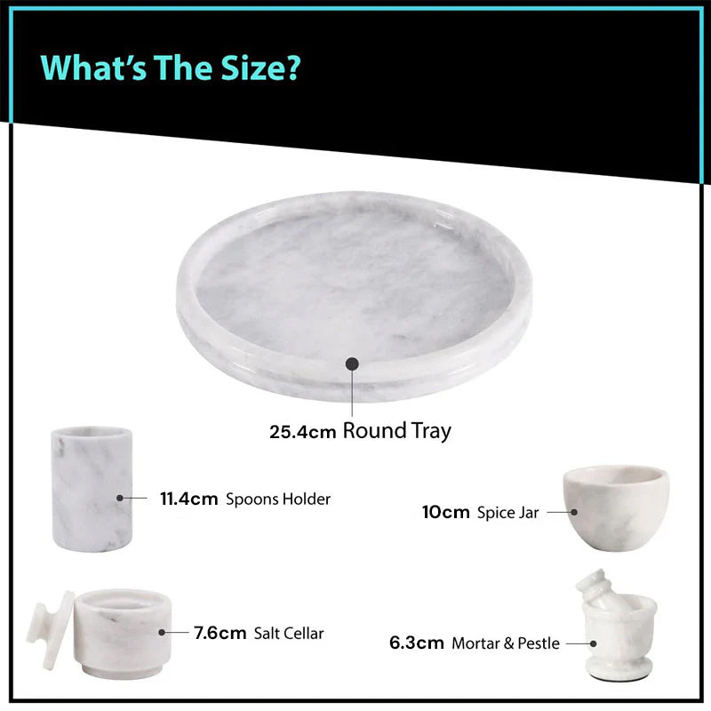 Round Tray with Accessories