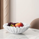 Ruffle Fruit Bowl (White)