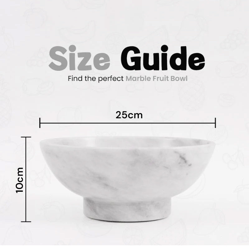 Pedestal Fruit Bowl - 25cm