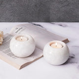 Tealight Candle Holder - Set of 2 (White)