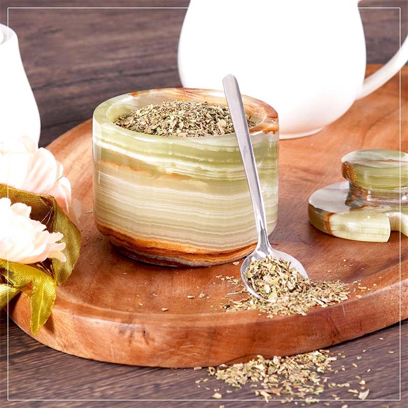 Salt Cellar with Spoon