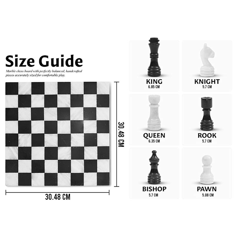 30cm Borderless Chess Set