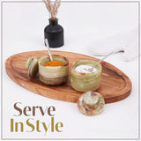 Salt Candy set of 2 with small spoons