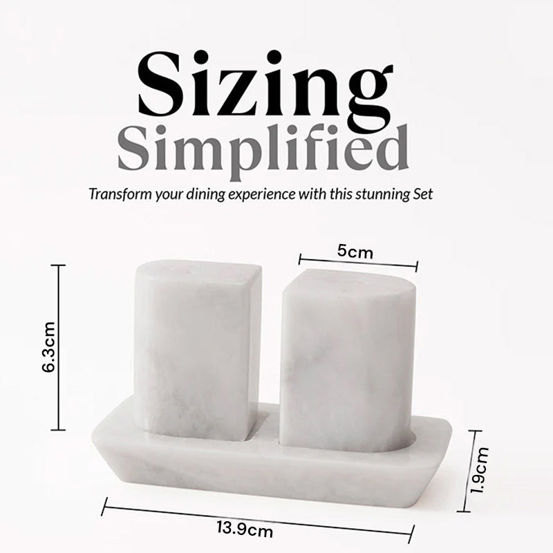 Salt and Pepper with tray