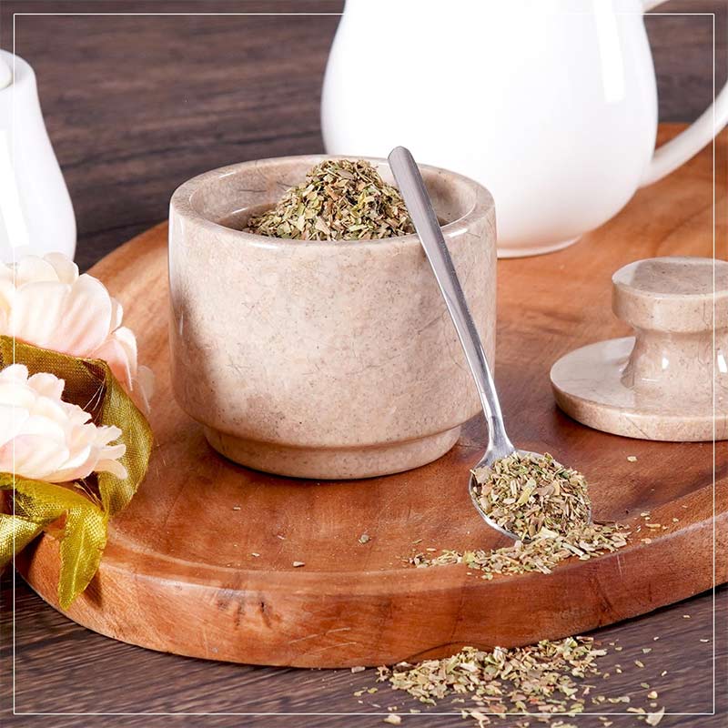 Salt Cellar with Spoon