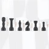30cm Chess Set - Black & Golden