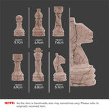  Chess board, chess set, marble chess set