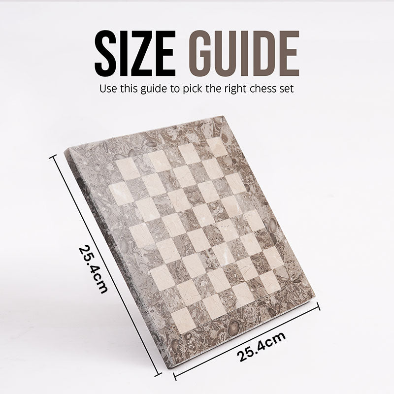 25cm Chess Set with Storage Box - Oceanic & Verona