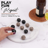 25cm Tic Tac Toe - Black & Oceanic