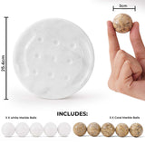 25cm Tic Tac Toe - White & Coral