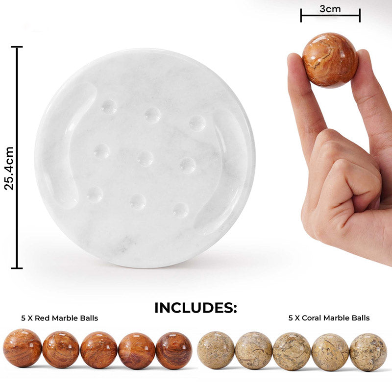 25cm Tic Tac Toe - Red & Coral