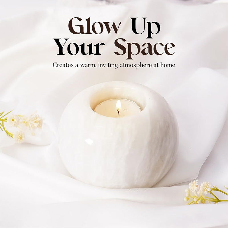 Tealight Candle Holder - Set of 2 (White)