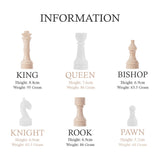 38cm Chess Set With Standard Storage Box - White and Verona