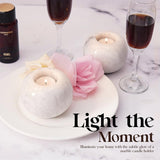 Tealight Candle Holder - Set of 2 (White)