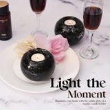Tealight Candle Holder - Set of 2 (Black)
