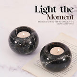 Tealight Candle Holder - Set of 2 (Black)