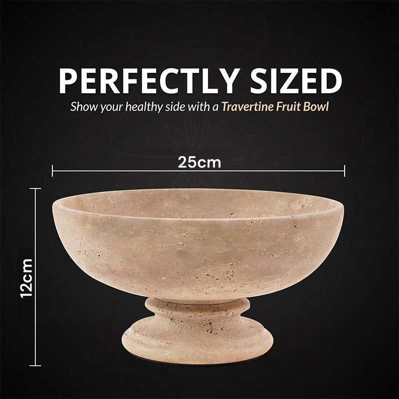 Pedestal Fruit Bowl - 25cm