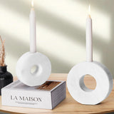 Doughnut Candle Holder Set of 2