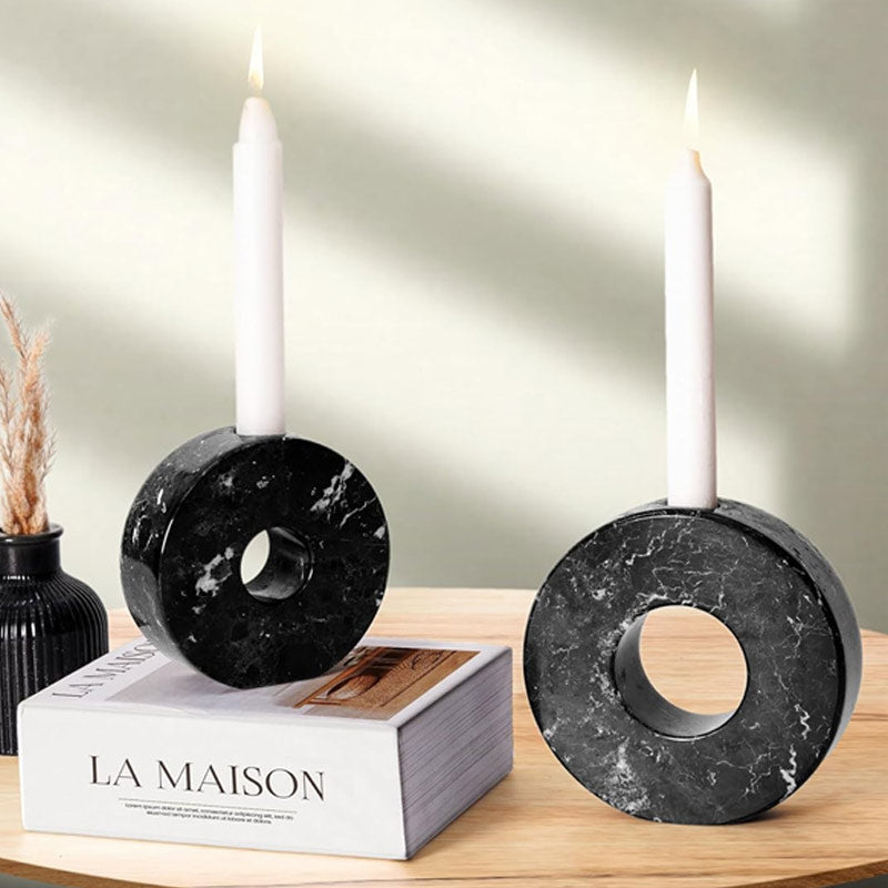 Doughnut Candle Holder Set of 2
