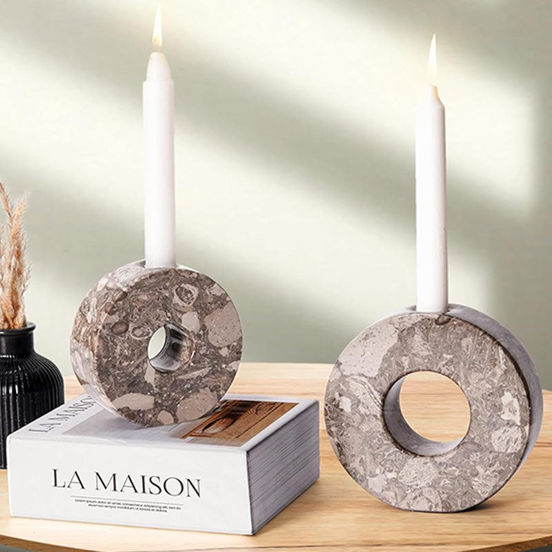 Doughnut Candle Holder Set of 2