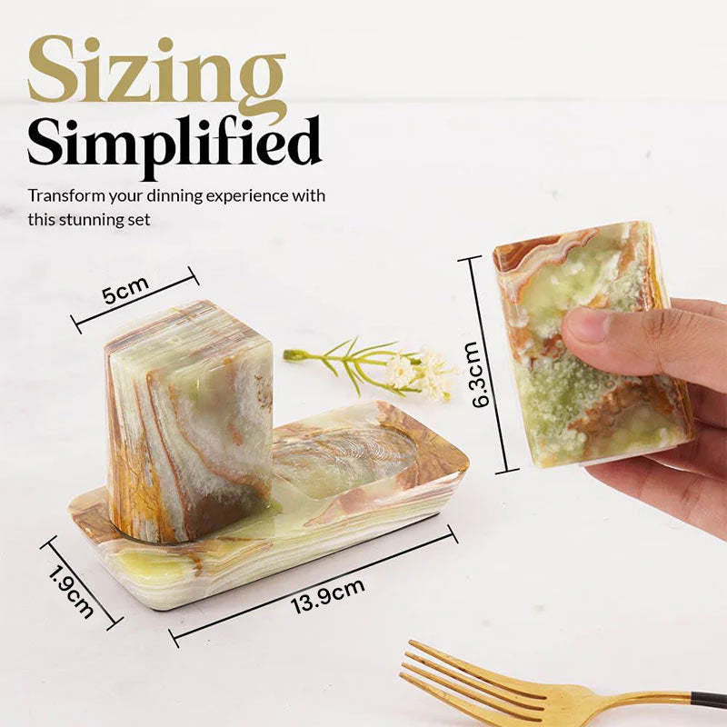 Salt and Pepper with tray