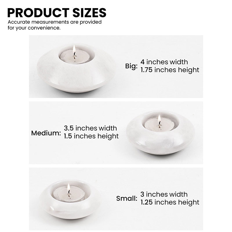Contour Tealight Candle Holder - Set of 3