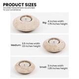 Contour Tealight Candle Holder - Set of 3