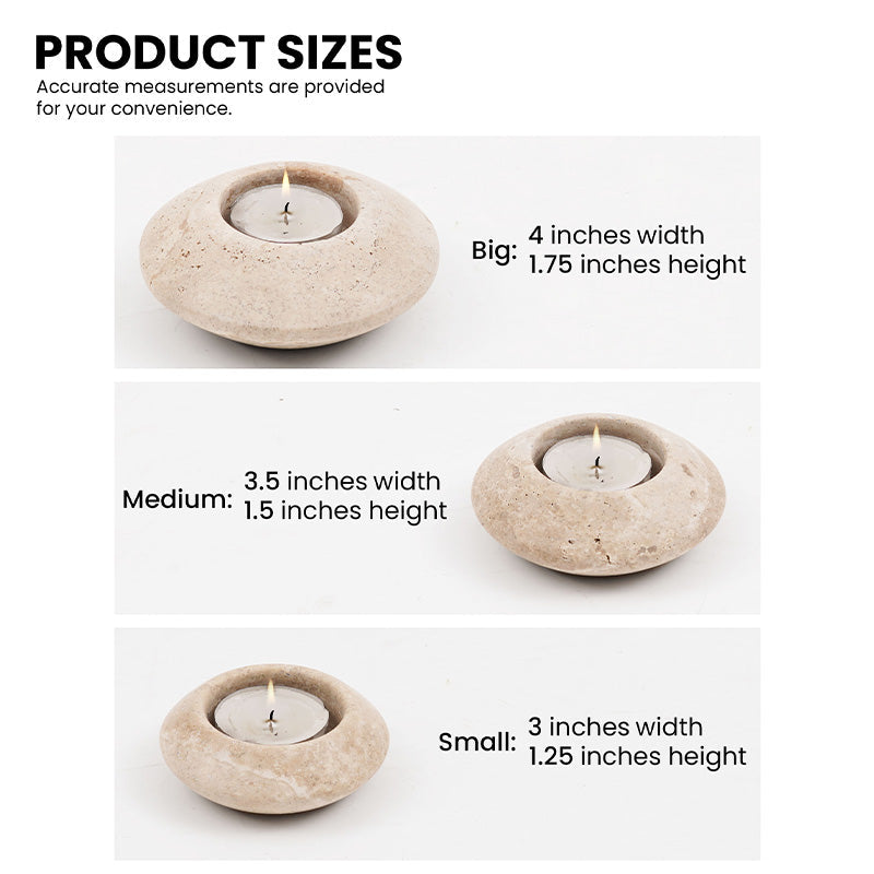 Contour Tealight Candle Holder - Set of 3