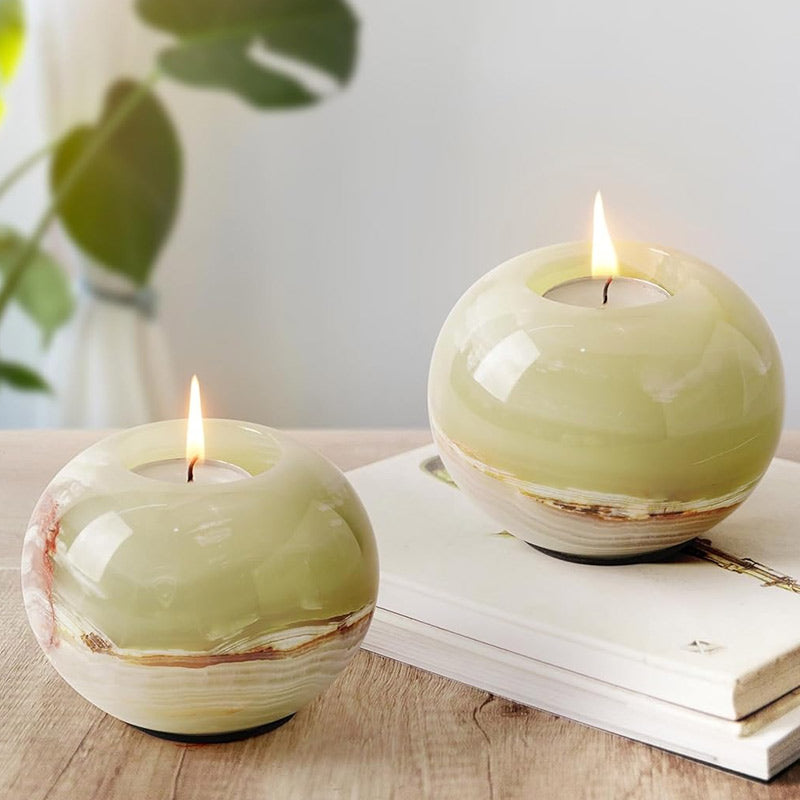 Tealight Candle Holder - Set of 2 (Green)